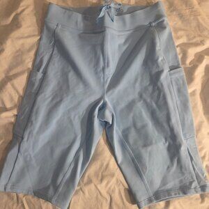 alo women's leggings baby blue in color size medium brand new